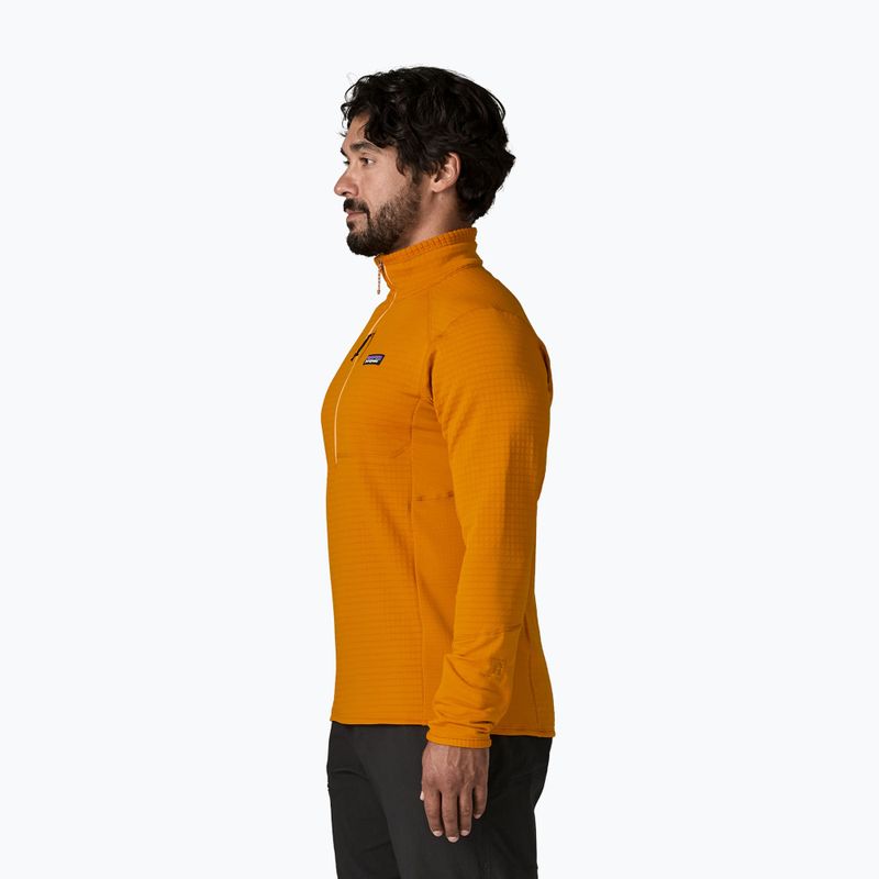 Bluză de trekking pentru bărbați Patagonia R1 Pullover autumn orange 3