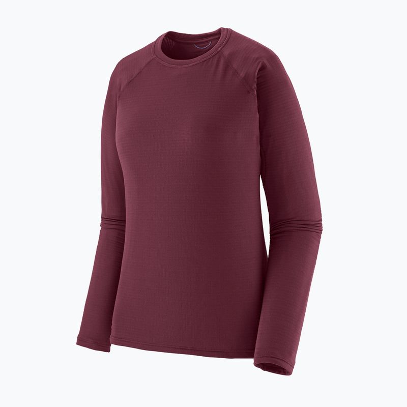 Bluză termoactivă pentru femei Patagonia Capilene Termal Weight Crew berry fig