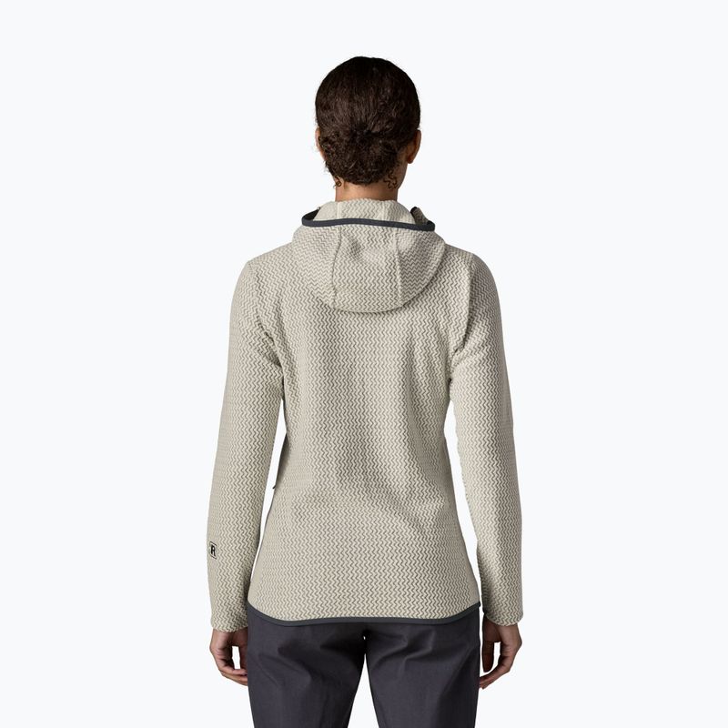 Bluză fleece pentru femei Patagonia R1 Air Full-Zip Hoody birch white 2