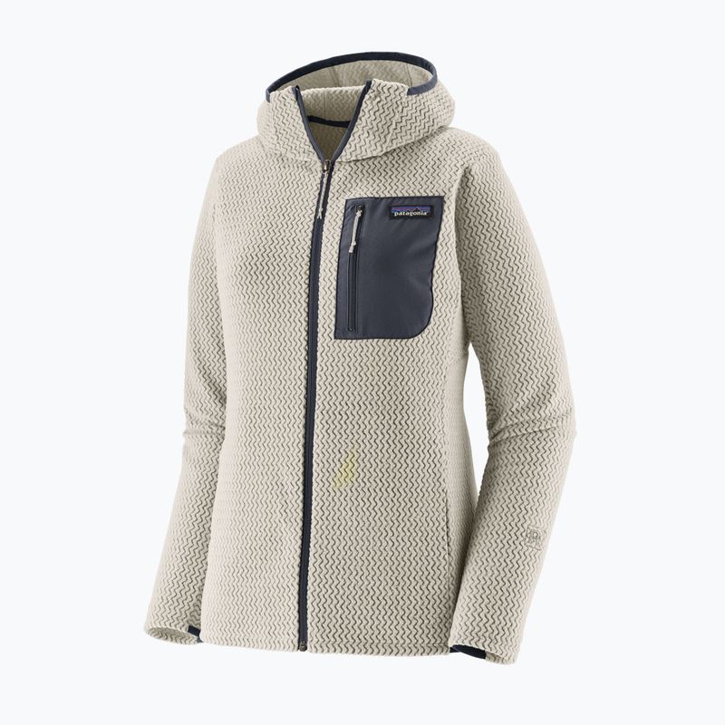 Bluză fleece pentru femei Patagonia R1 Air Full-Zip Hoody birch white 5