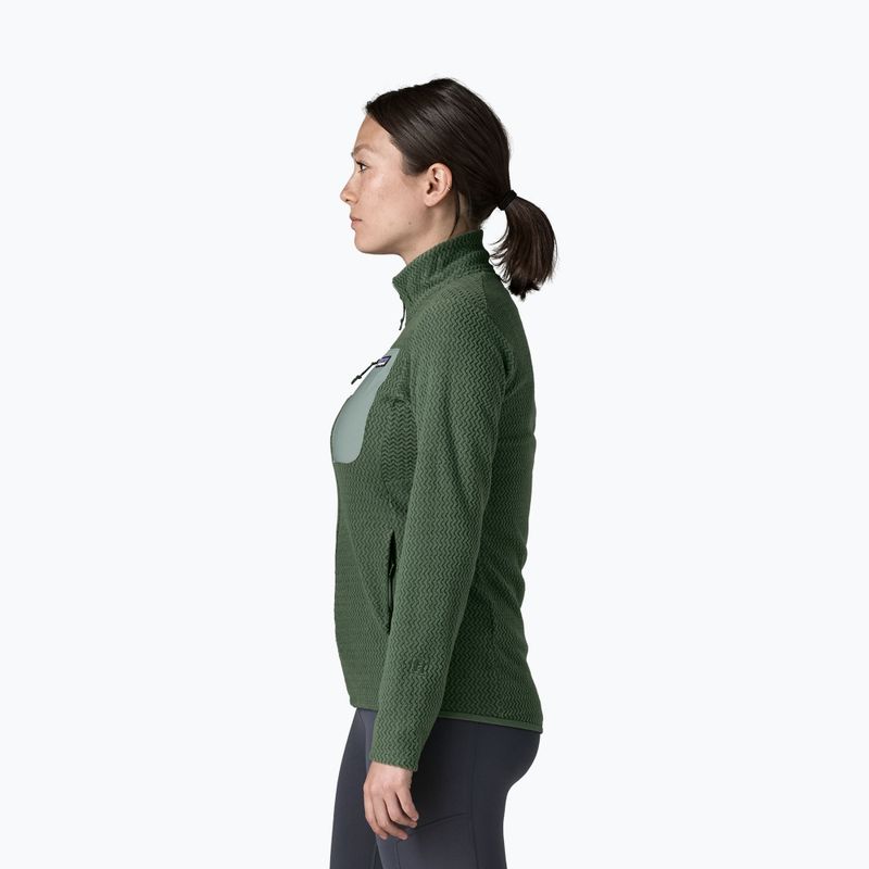 Bluză fleece pentru femei Patagonia R1 Air canopy green 3