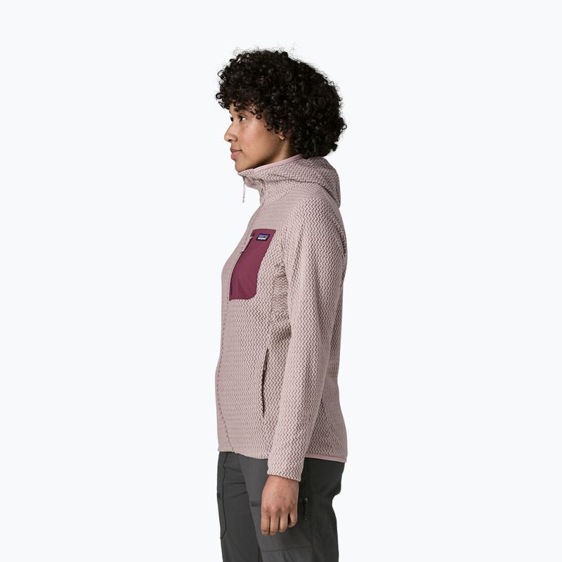 Bluză fleece pentru femei Patagonia R1 Air Full-Zip Hoody stingray mauve 3