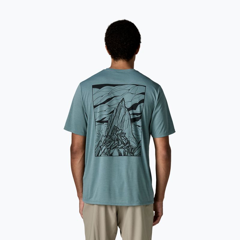 Tricou pentru bărbați Patagonia Cap Cool Daily Cloud Crag blue sage - light blue sage x-dye 2