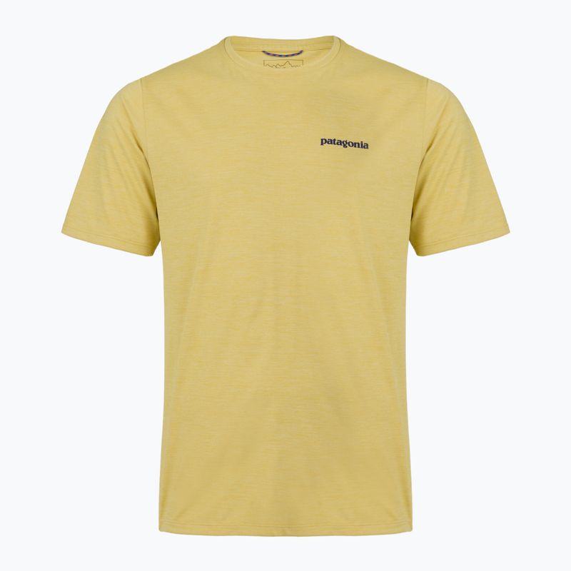 Tricou pentru bărbați Patagonia Capilene Cool Daily Boardshort Logo limestone yellow - light limestone yellow x-dye