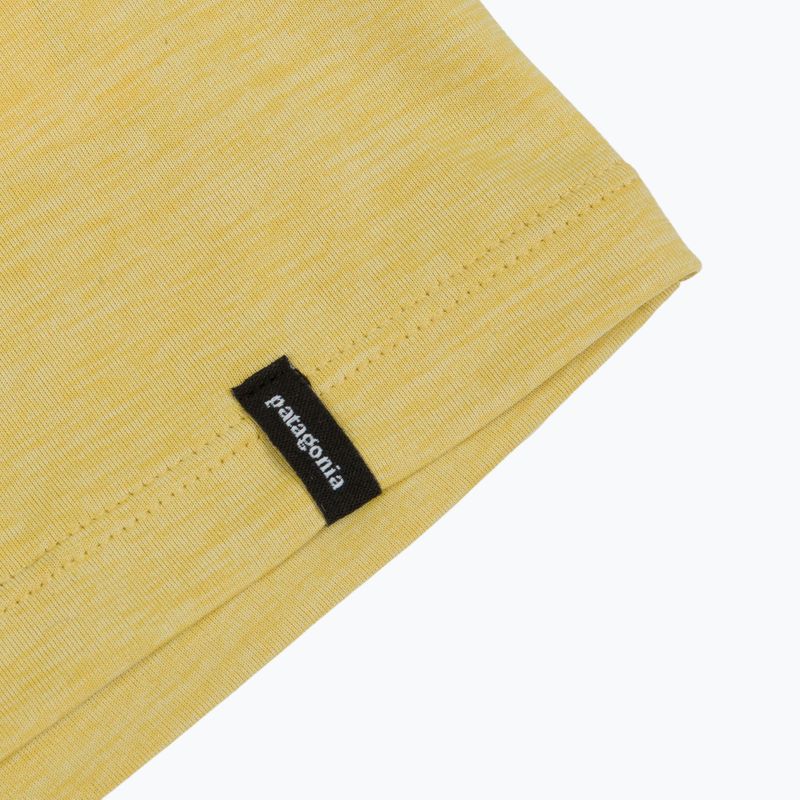 Tricou pentru bărbați Patagonia Capilene Cool Daily Boardshort Logo limestone yellow - light limestone yellow x-dye 4