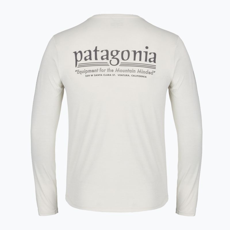 Longsleeve de trekking pentru bărbați Patagonia Cap Cool Daily Hut Tripper LS dyno white 2