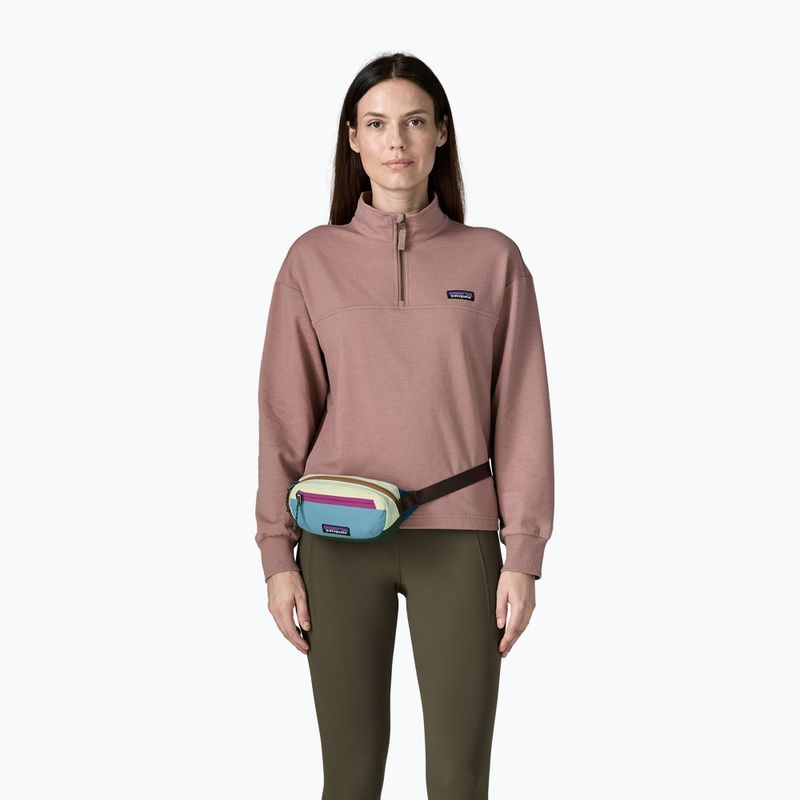 Borsetă Patagonia Terravia Mini Hip patchwork: snowmelt blue 2