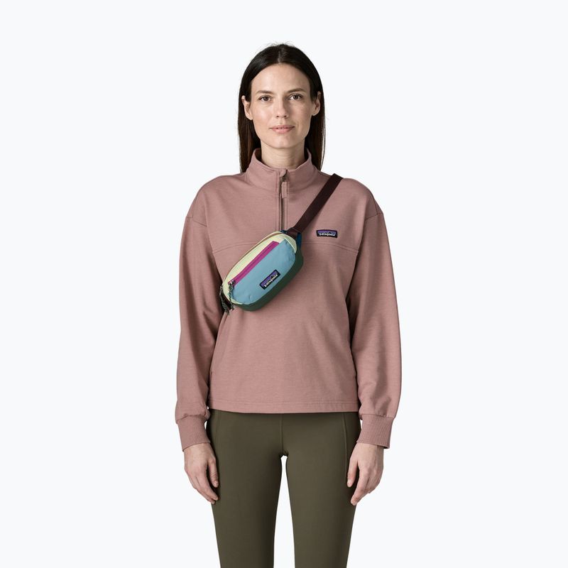 Borsetă Patagonia Terravia Mini Hip patchwork: snowmelt blue 3
