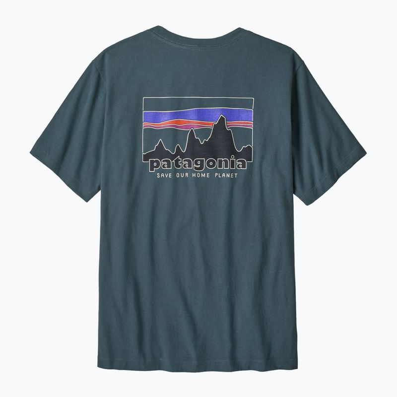 Tricou pentru bărbați Patagonia '73 Skyline T-Shirt summit blue 2