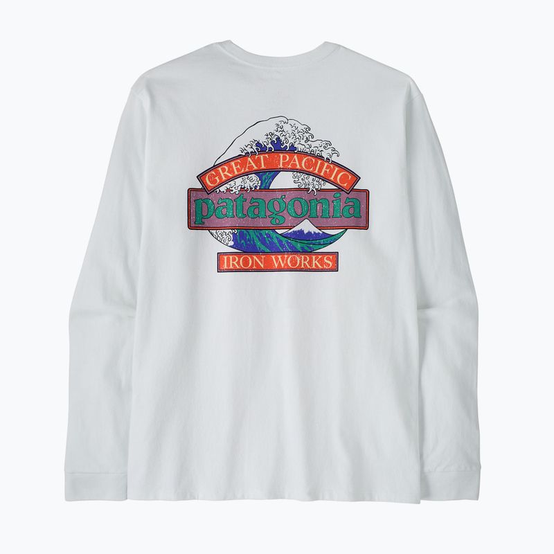 Longsleeve pentru bărbați Patagonia Great Waves Responsibili-Tee LS fiber white 2