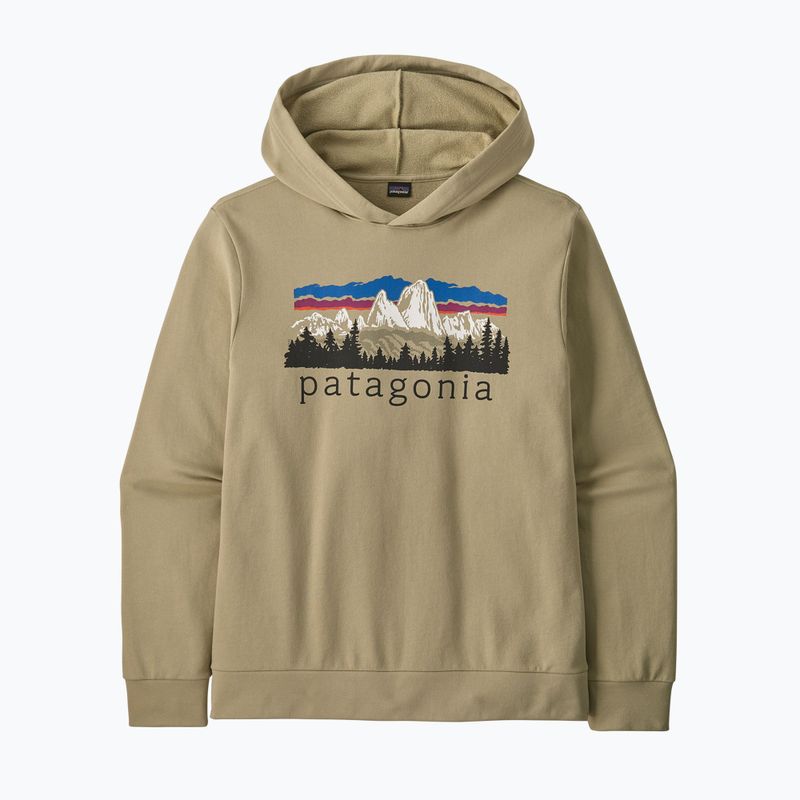 Bluză de trekking pentru bărbați Patagonia Fitz Roy Foothills Daily Hoody weathered stone 2