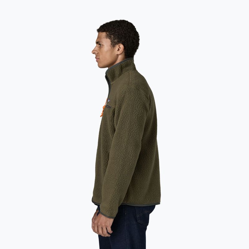 Bluză fleece pentru bărbați Patagonia Retro Pile basin green 3
