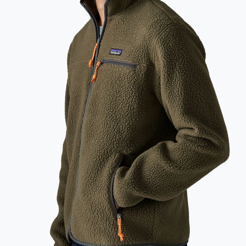 Bluză fleece pentru bărbați Patagonia Retro Pile basin green 4