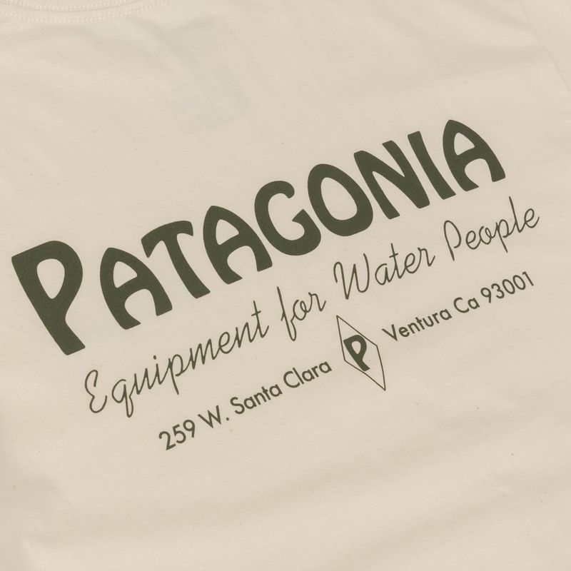 Tricou pentru bărbați Patagonia Water People Banner T-Shirt undyed natural 4