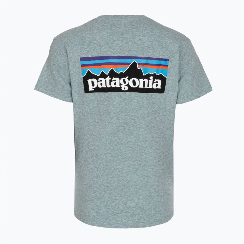 Tricou pentru femei Patagonia P-6 Logo Responsibili-Tee blue sage 2