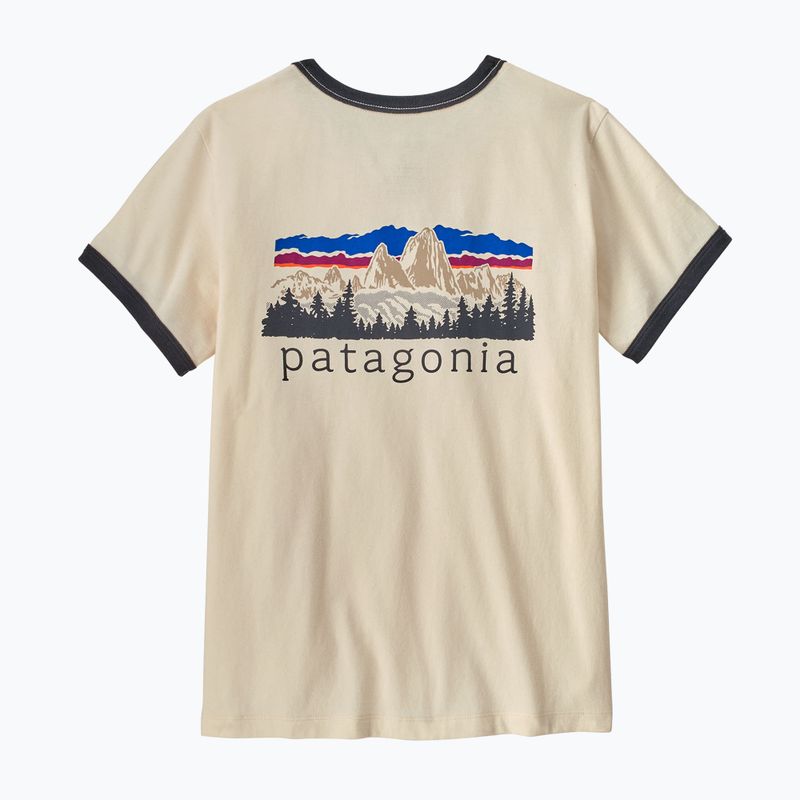Tricou pentru femei Patagonia Fitz Roy Foothills Ringer Tee undyed natural 2