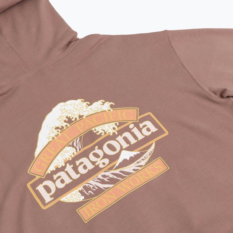 Bluză de trekking pentru femei Patagonia Great Waves Daily Hoody moonrise taupe 3