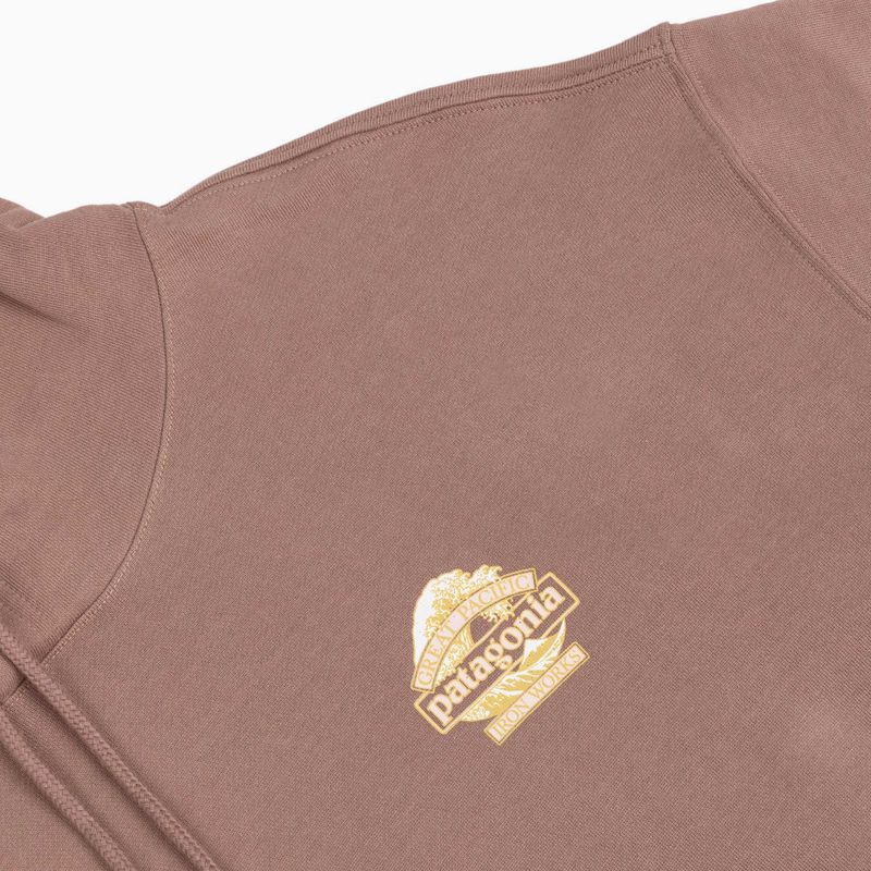Bluză de trekking pentru femei Patagonia Great Waves Daily Hoody moonrise taupe 4