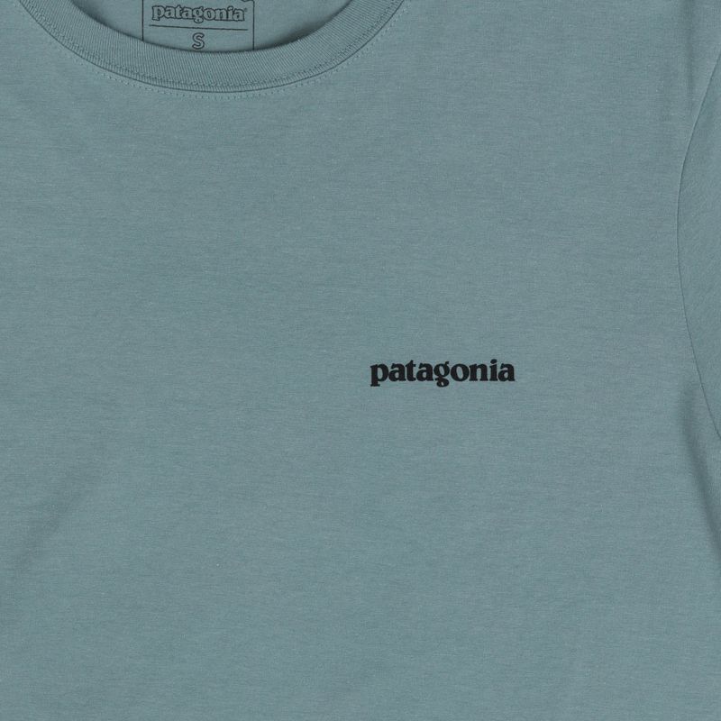 Tricou pentru bărbați Patagonia P-6 Logo blue sage 3