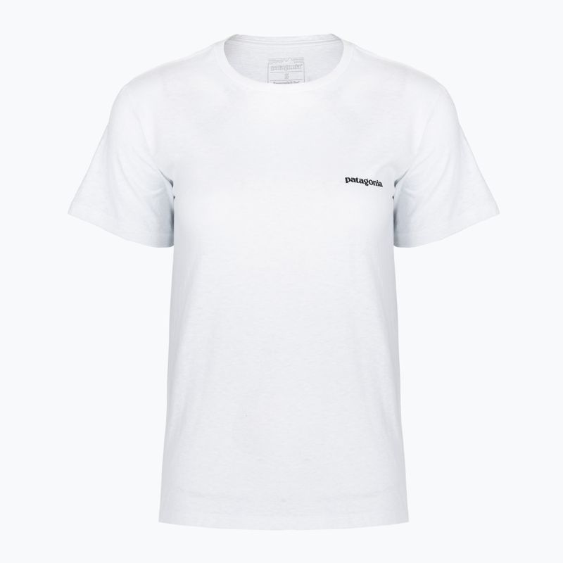 Tricou pentru femei Patagonia P-6 Logo Responsibili-Tee fiber white