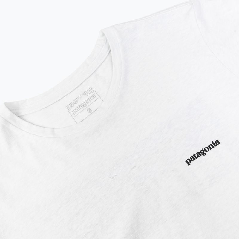 Tricou pentru femei Patagonia P-6 Logo Responsibili-Tee fiber white 3