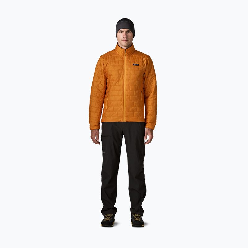 Geacă izolată pentru bărbați Patagonia Nano Puff autumn orange 2