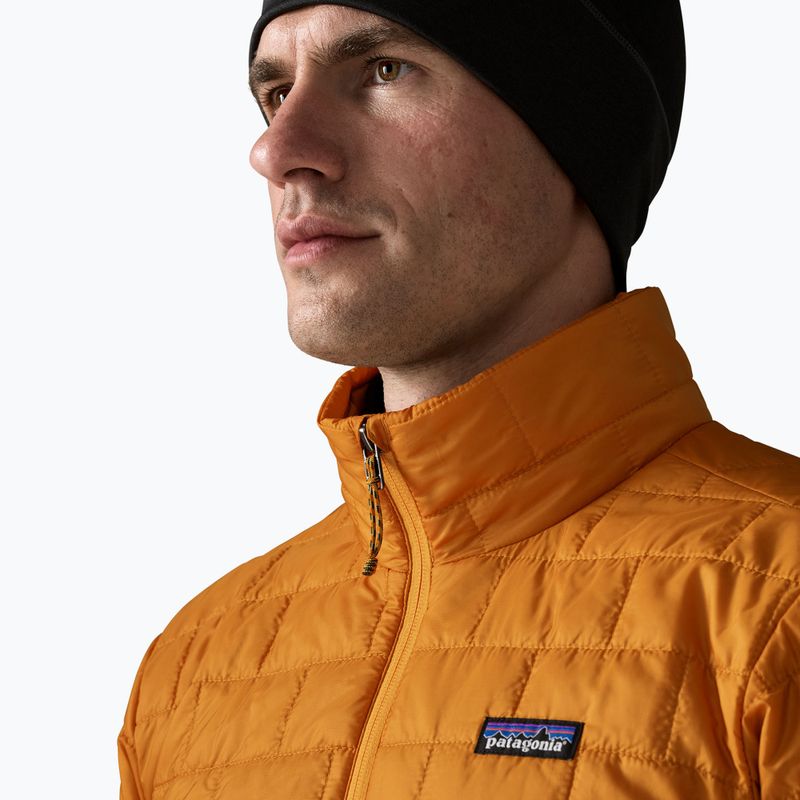 Geacă izolată pentru bărbați Patagonia Nano Puff autumn orange 5