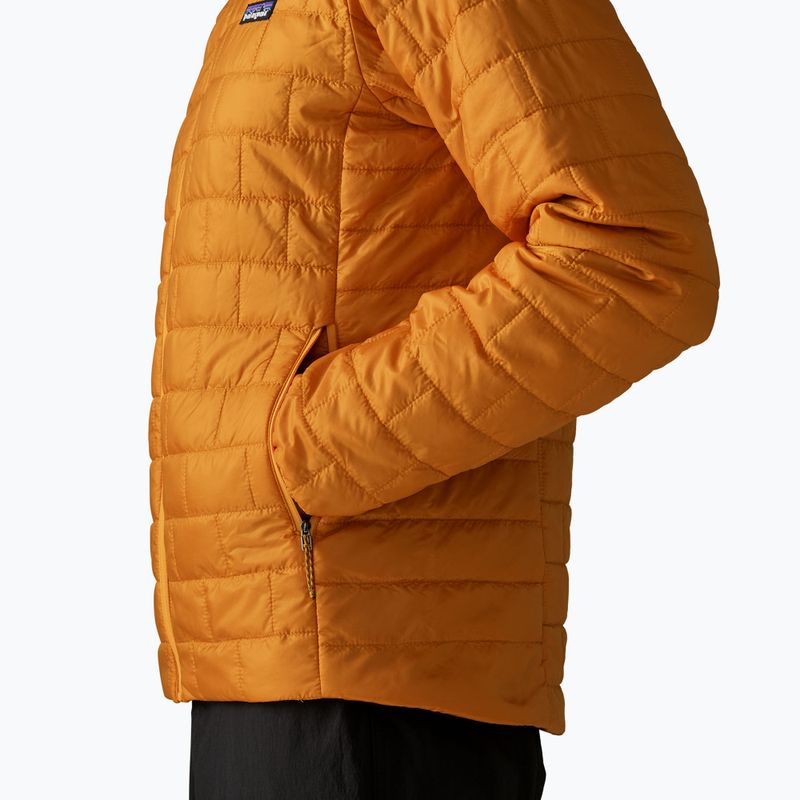 Geacă izolată pentru bărbați Patagonia Nano Puff autumn orange 6