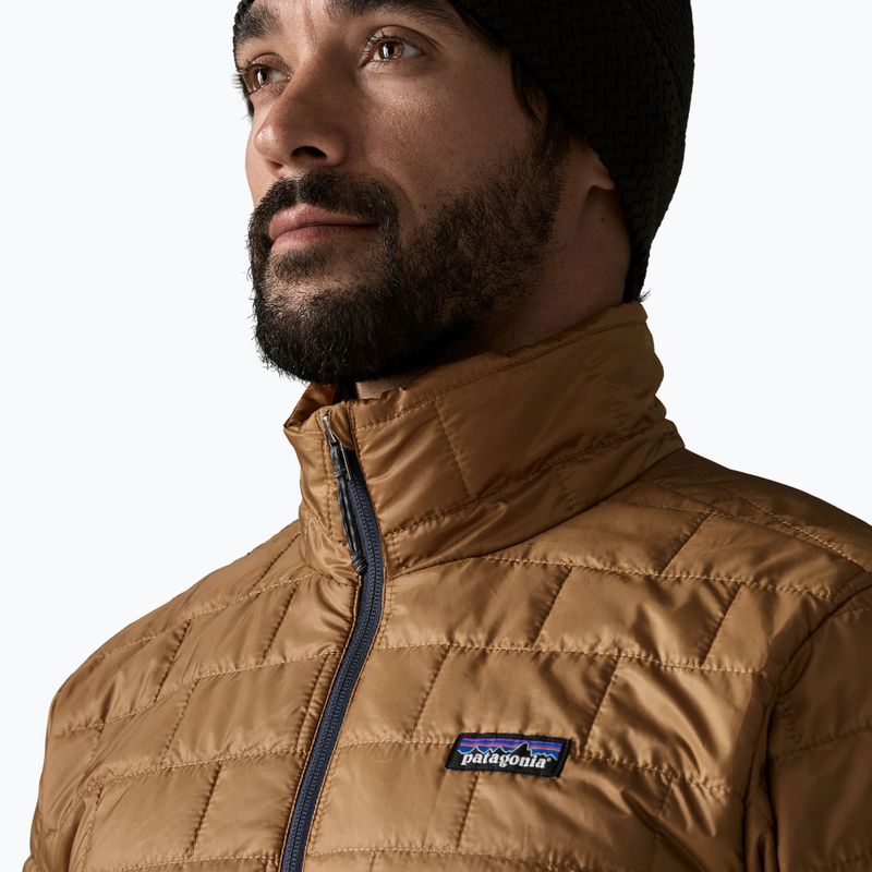 Geacă izolată pentru bărbați Patagonia Nano Puff deer brown 5