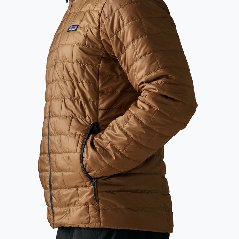 Geacă izolată pentru bărbați Patagonia Nano Puff deer brown 6