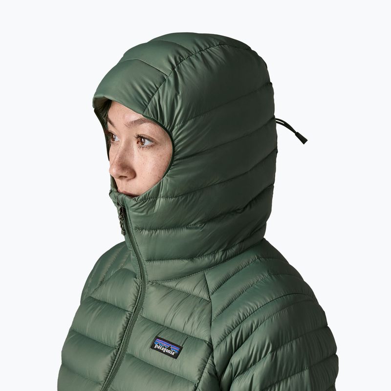Geacă cu puf pentru femei Patagonia Down Sweater Hoody canopy green 5