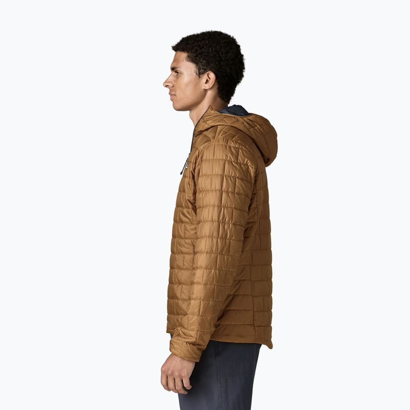 Geacă izolată pentru bărbați Patagonia Nano Puff Hoody deer brown 3