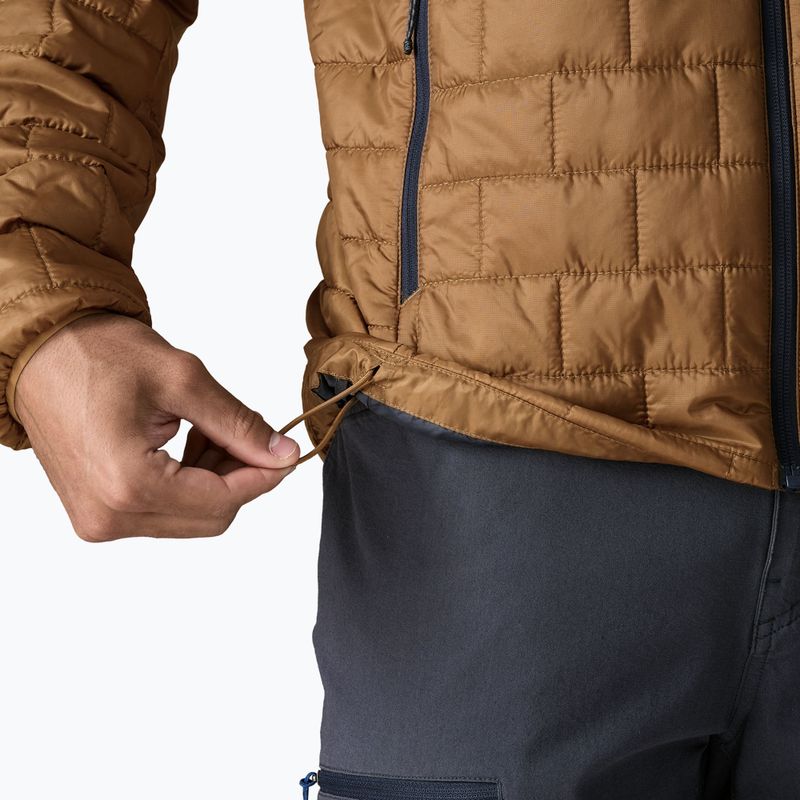 Geacă izolată pentru bărbați Patagonia Nano Puff Hoody deer brown 8