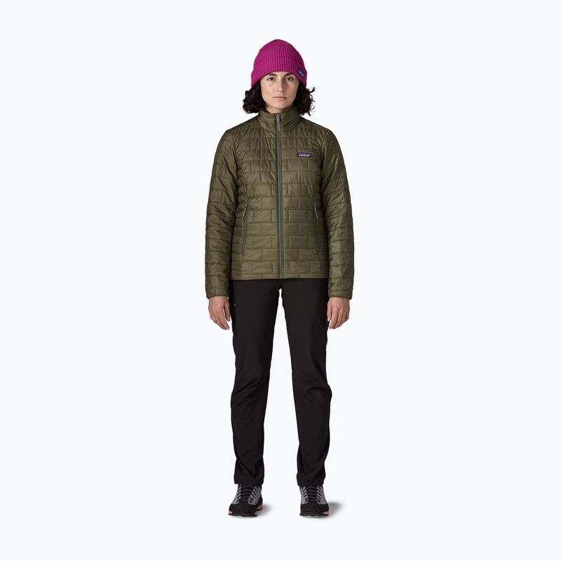 Geacă izolată pentru femei Patagonia Nano Puff basin green 2