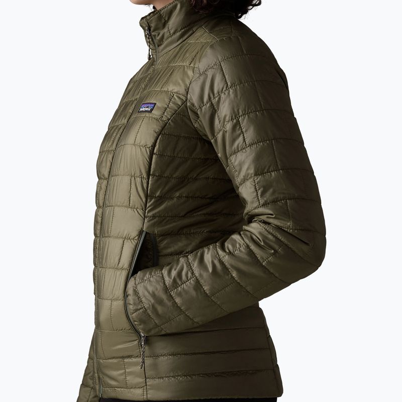 Geacă izolată pentru femei Patagonia Nano Puff basin green 6