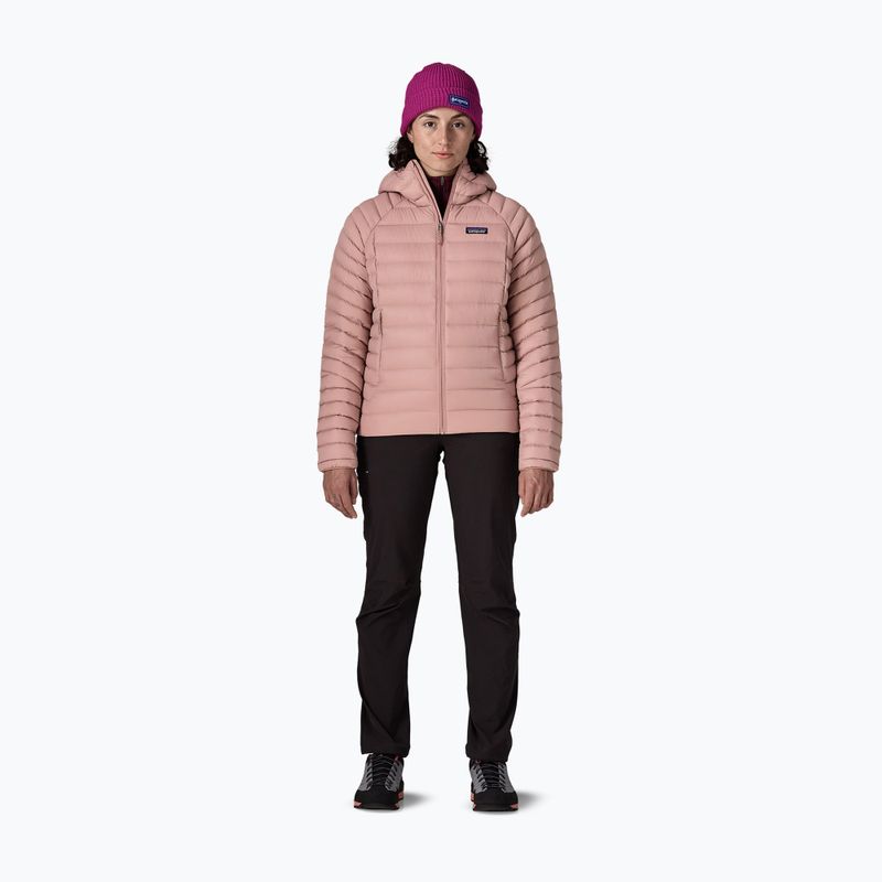 Geacă cu puf pentru femei Patagonia Down Sweater Hoody moonrise taupe 2