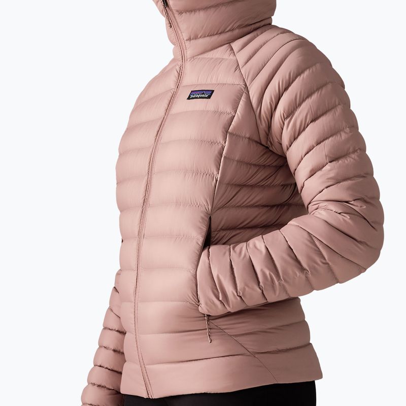 Geacă cu puf pentru femei Patagonia Down Sweater Hoody moonrise taupe 5