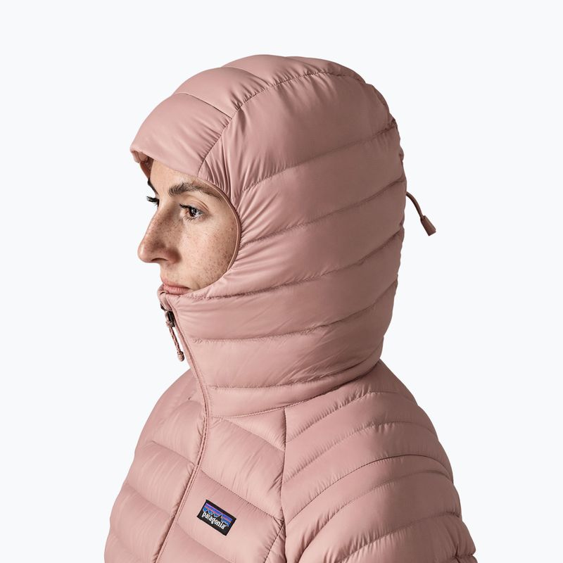 Geacă cu puf pentru femei Patagonia Down Sweater Hoody moonrise taupe 6