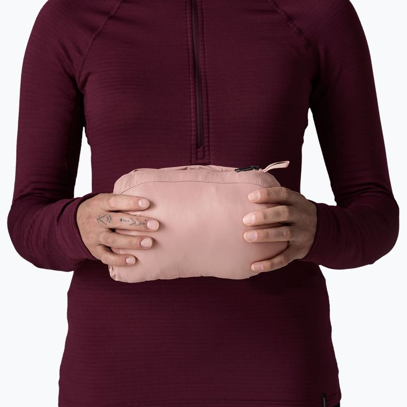 Geacă cu puf pentru femei Patagonia Down Sweater Hoody moonrise taupe 10