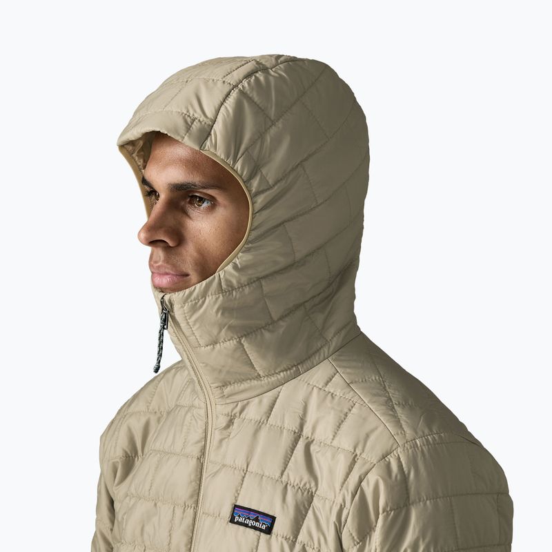 Geacă izolată pentru bărbați Patagonia Nano Puff Hoody weathered stone 4