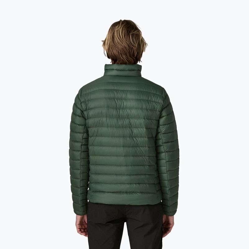 Geacă cu puf pentru bărbați Patagonia Down Sweater treeline green 3