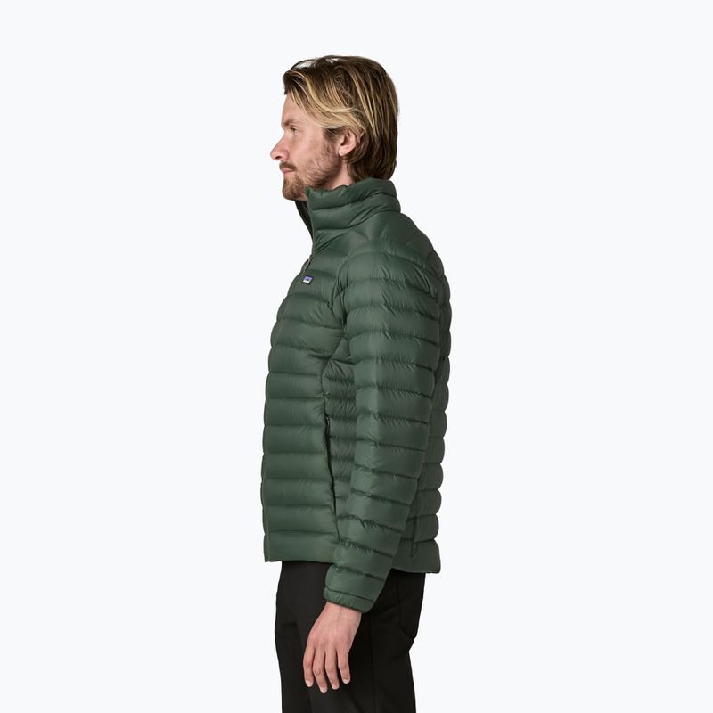 Geacă cu puf pentru bărbați Patagonia Down Sweater treeline green 4