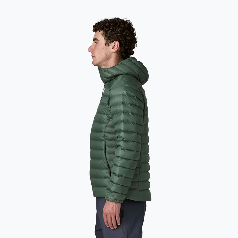 Geacă cu puf pentru bărbați Patagonia Down Sweater Hoody treeline green 3