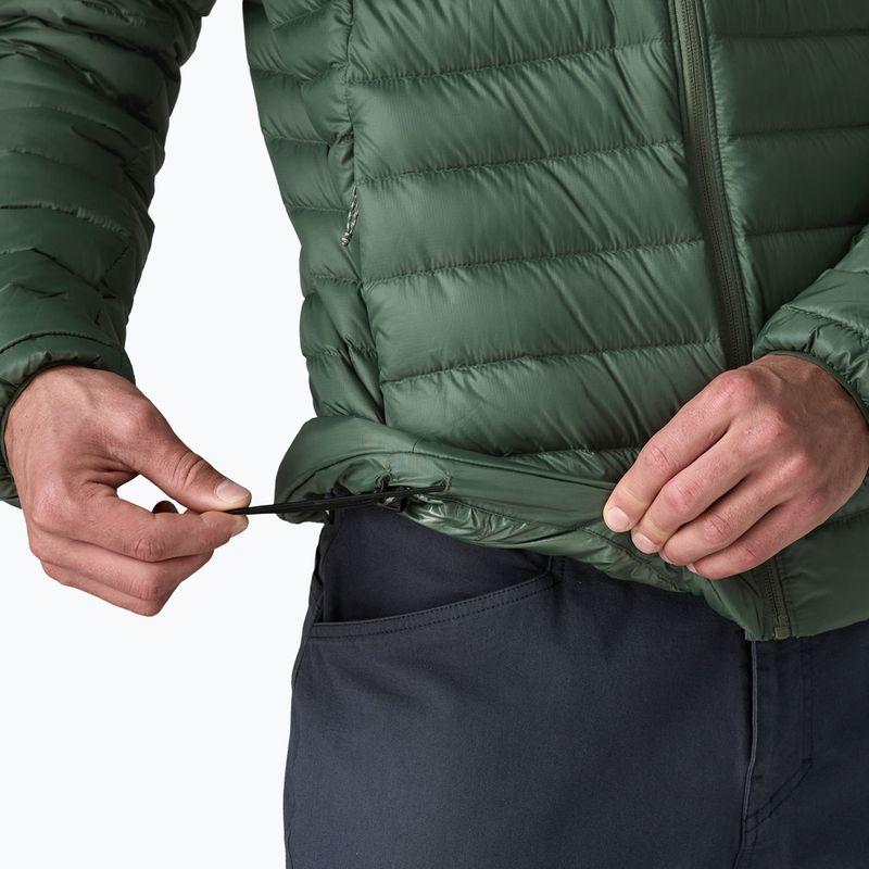 Geacă cu puf pentru bărbați Patagonia Down Sweater Hoody treeline green 7