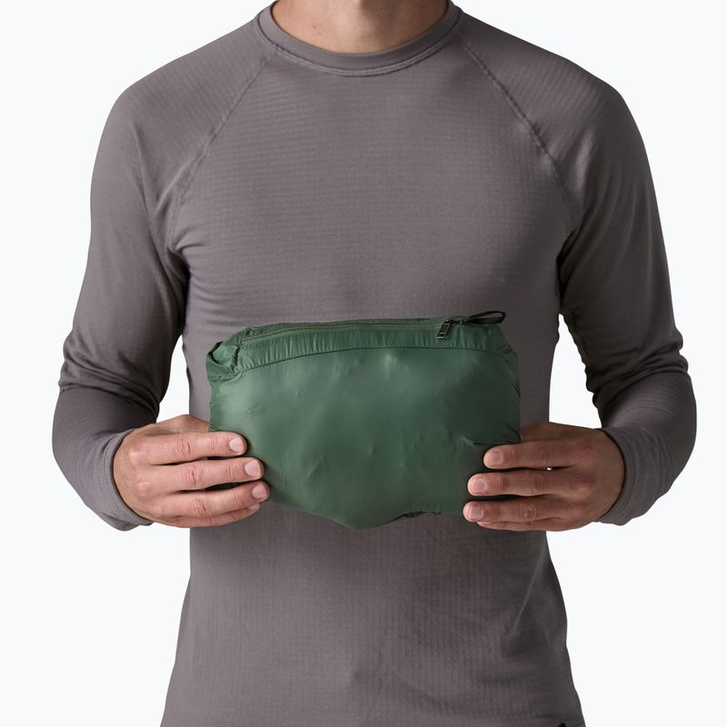Geacă cu puf pentru bărbați Patagonia Down Sweater Hoody treeline green 9