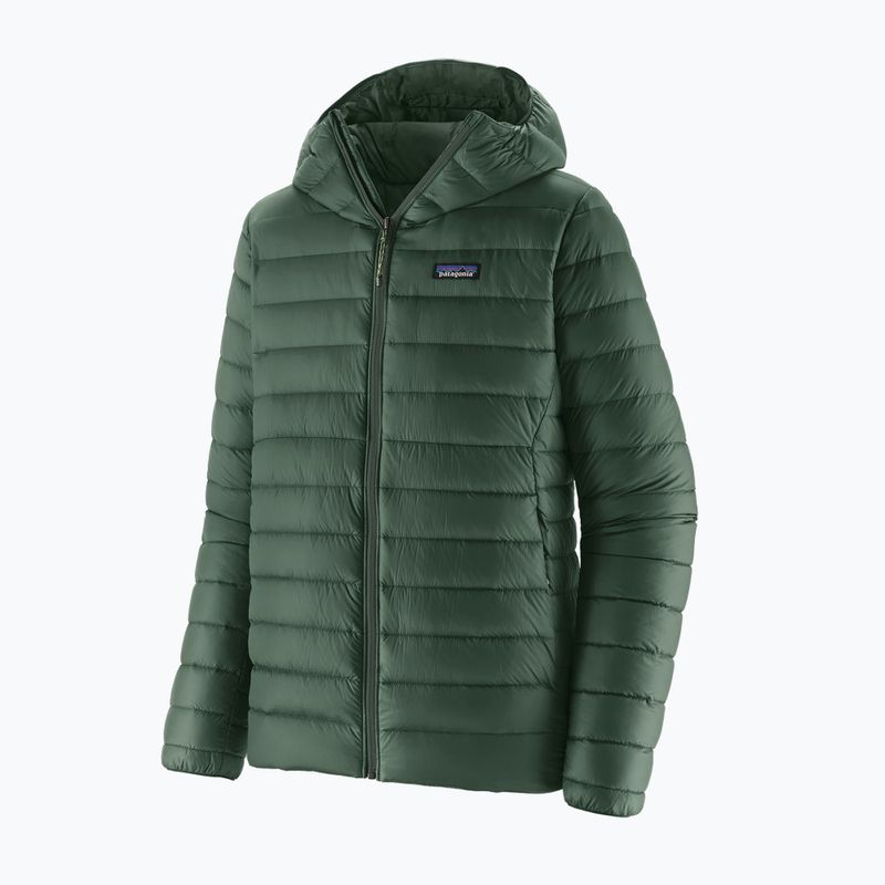 Geacă cu puf pentru bărbați Patagonia Down Sweater Hoody treeline green 10