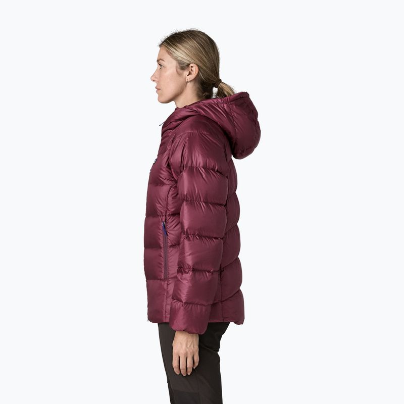 Geacă cu puf pentru femei Patagonia Durable Down Hoody berry fig 3