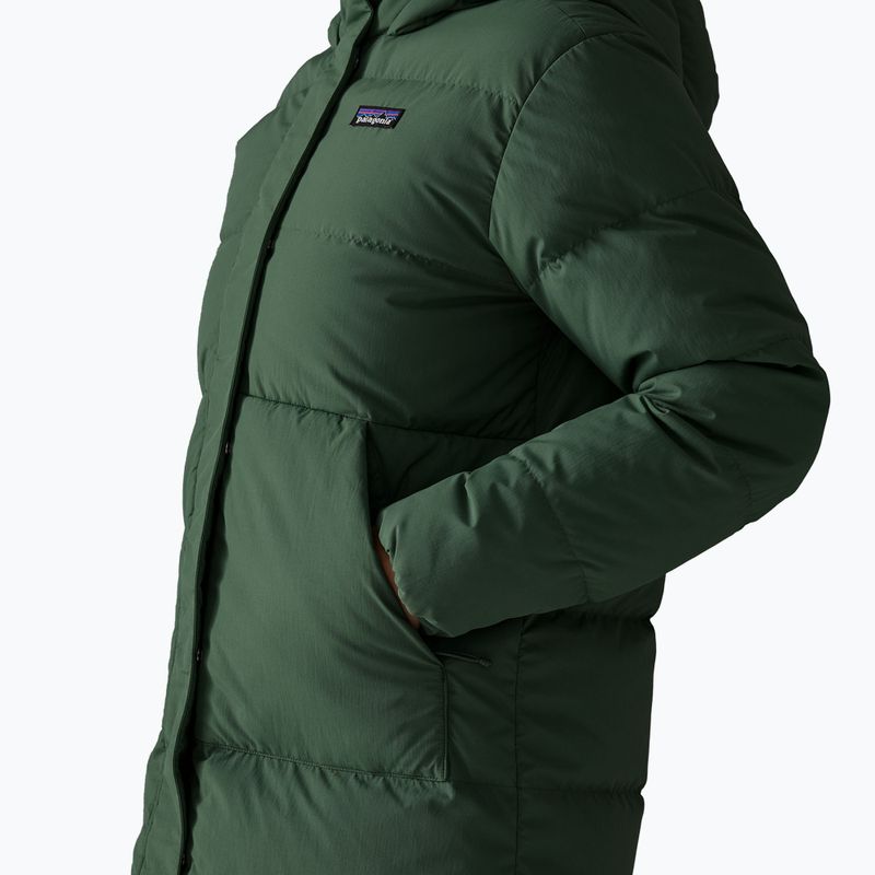 Palton cu puf pentru femei Patagonia Sisar Down Parka canopy green 4