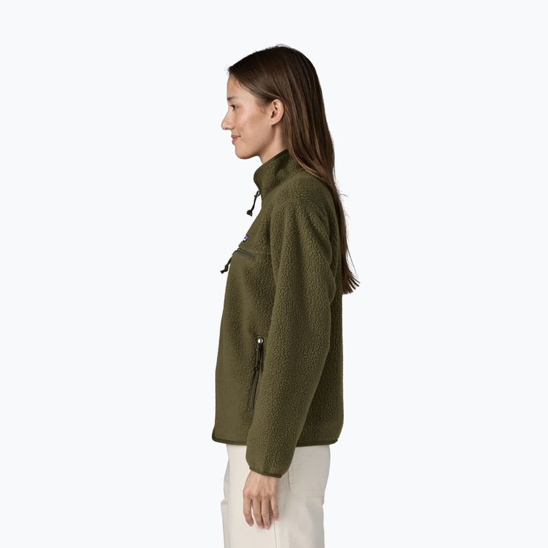 Bluză fleece pentru femei Patagonia Retro Pile basin green 3
