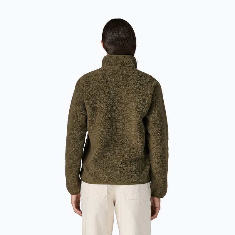 Bluză fleece pentru femei Patagonia Retro Pile Marsupial basin green 2